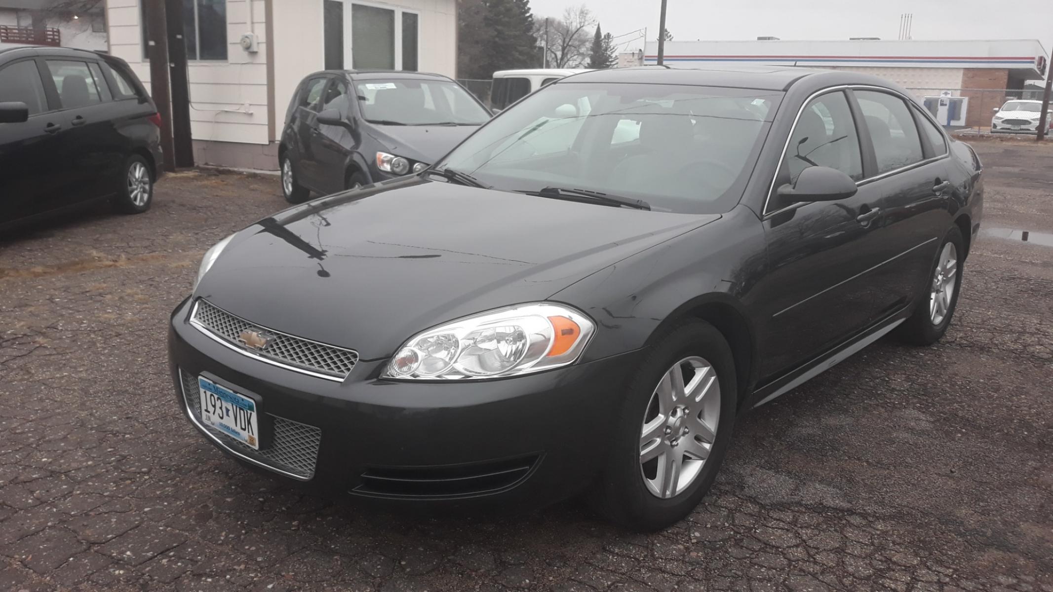 2015 DARK GRAY /GRAY Chevrolet Impala Limited LIMITED (2G1WB5E39F1) with an 3.6 engine, AUTOMATIC transmission, located at 434 West Main Street, Anoka, MN, 55303, (763) 576-9696, 45.201759, -93.396706 - 2015 CHEVROLET IMPALA LIMITED LT, 2 OWNERS, 97,674 ACTUAL MILES, MOON ROOF, SUPER CLEAN, INSPECTED AND SAFTY CHECKED. - Photo #0